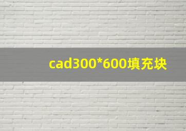 cad300*600填充块