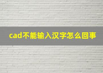 cad不能输入汉字怎么回事