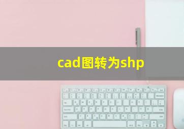 cad图转为shp