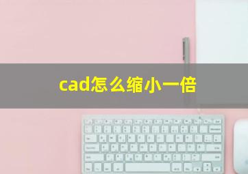 cad怎么缩小一倍