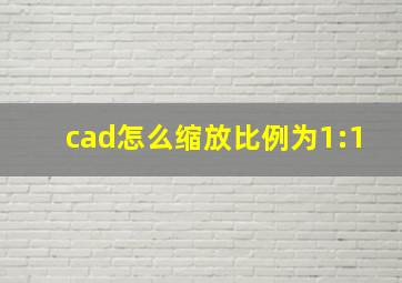 cad怎么缩放比例为1:1