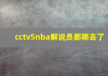 cctv5nba解说员都哪去了