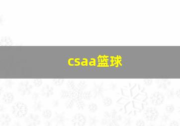 csaa篮球