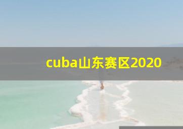 cuba山东赛区2020