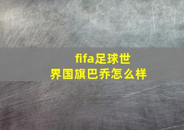 fifa足球世界国旗巴乔怎么样