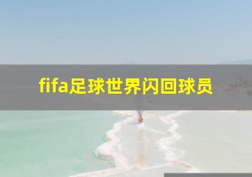 fifa足球世界闪回球员