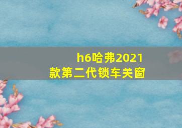 h6哈弗2021款第二代锁车关窗