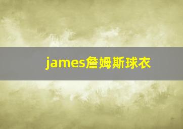 james詹姆斯球衣