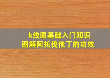 k线图基础入门知识图解阿托伐他丁的功效