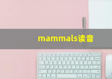 mammals读音