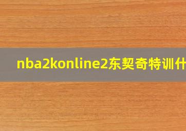 nba2konline2东契奇特训什么