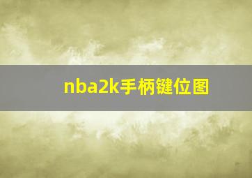 nba2k手柄键位图