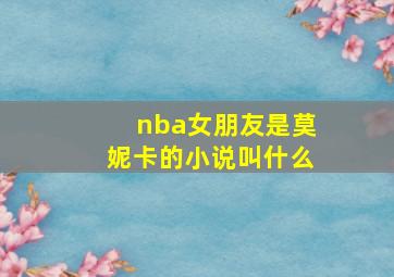 nba女朋友是莫妮卡的小说叫什么