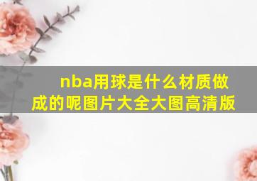 nba用球是什么材质做成的呢图片大全大图高清版