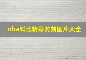 nba科比精彩时刻图片大全