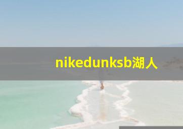 nikedunksb湖人