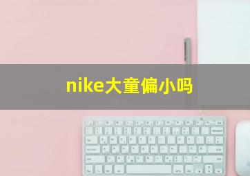 nike大童偏小吗