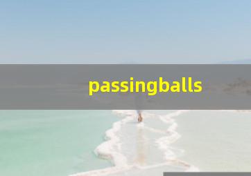 passingballs