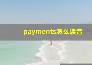 payments怎么读音