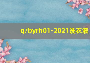 q/byrh01-2021洗衣液