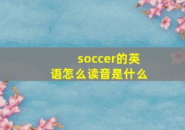 soccer的英语怎么读音是什么