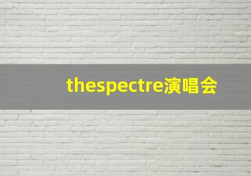 thespectre演唱会