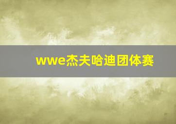 wwe杰夫哈迪团体赛