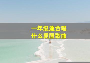 一年级适合唱什么爱国歌曲