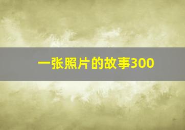 一张照片的故事300