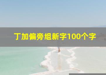 丁加偏旁组新字100个字