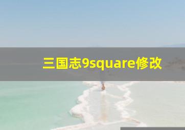 三国志9square修改