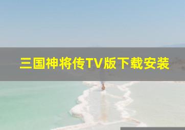 三国神将传TV版下载安装