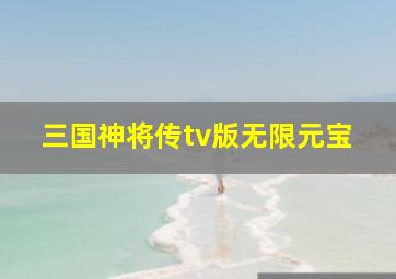 三国神将传tv版无限元宝