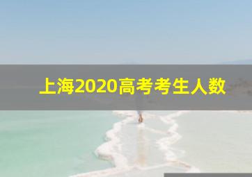 上海2020高考考生人数