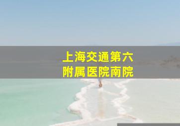 上海交通第六附属医院南院