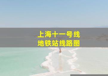 上海十一号线地铁站线路图