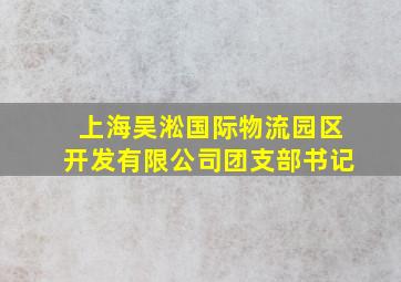 上海吴淞国际物流园区开发有限公司团支部书记