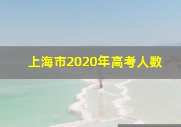 上海市2020年高考人数