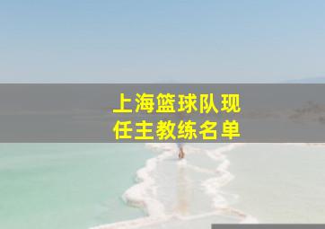 上海篮球队现任主教练名单