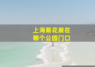 上海菊花展在哪个公园门口