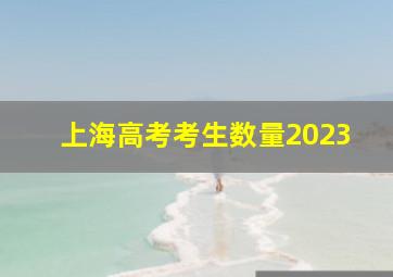 上海高考考生数量2023