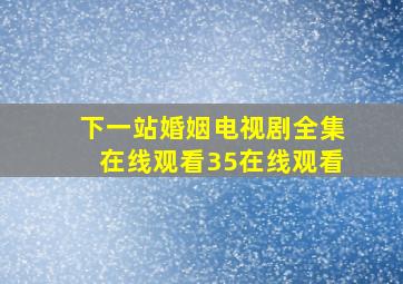 下一站婚姻电视剧全集在线观看35在线观看