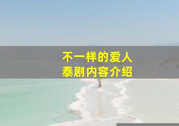 不一样的爱人泰剧内容介绍