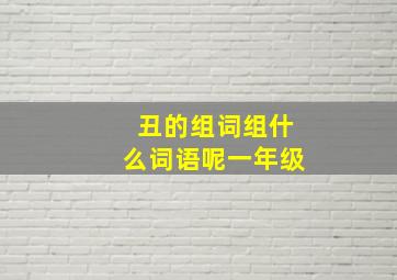 丑的组词组什么词语呢一年级