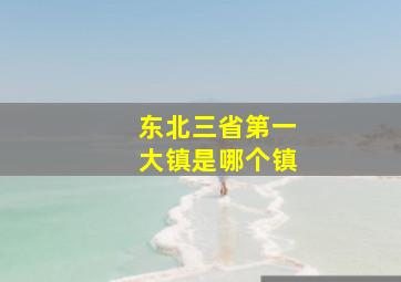 东北三省第一大镇是哪个镇