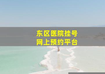 东区医院挂号网上预约平台