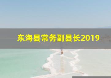 东海县常务副县长2019