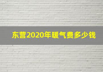 东营2020年暖气费多少钱