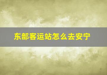 东部客运站怎么去安宁