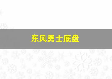 东风勇士底盘